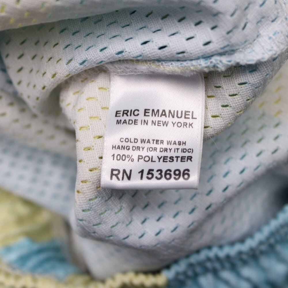 Eric Emanuel EE Basic Shorts Men Large Blue/Yello… - image 9